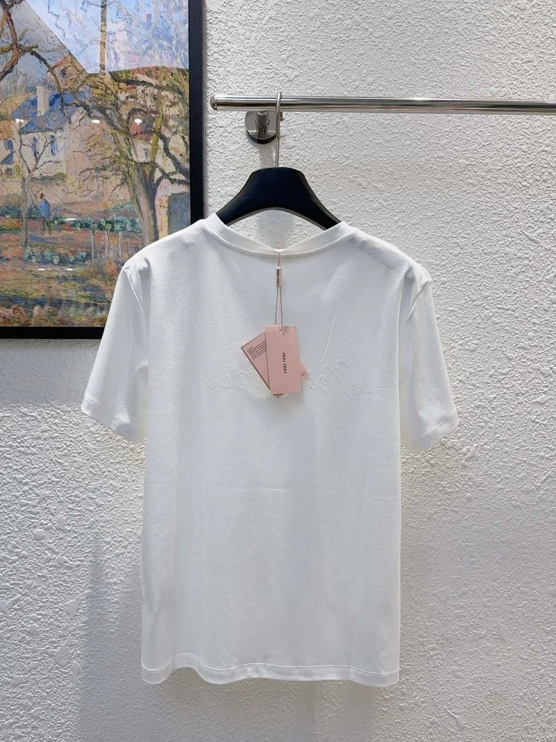 Breathable Miu Miu T-Shirts 154411