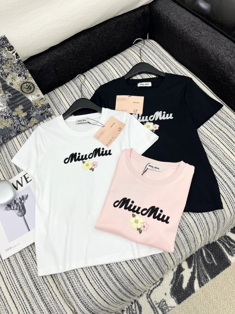 Miu Miu T-Shirts Bright 154398