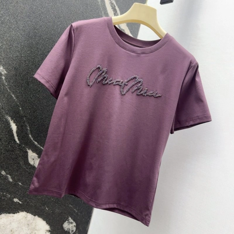 Miu Miu T-Shirts Minimalist 154384