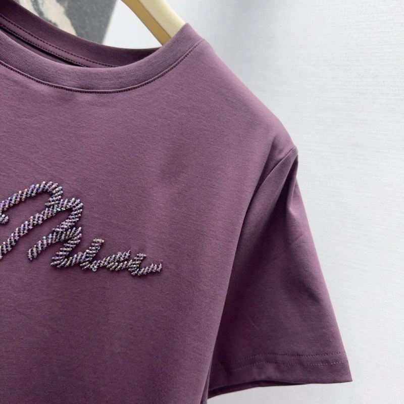 Miu Miu T-Shirts Minimalist 154384