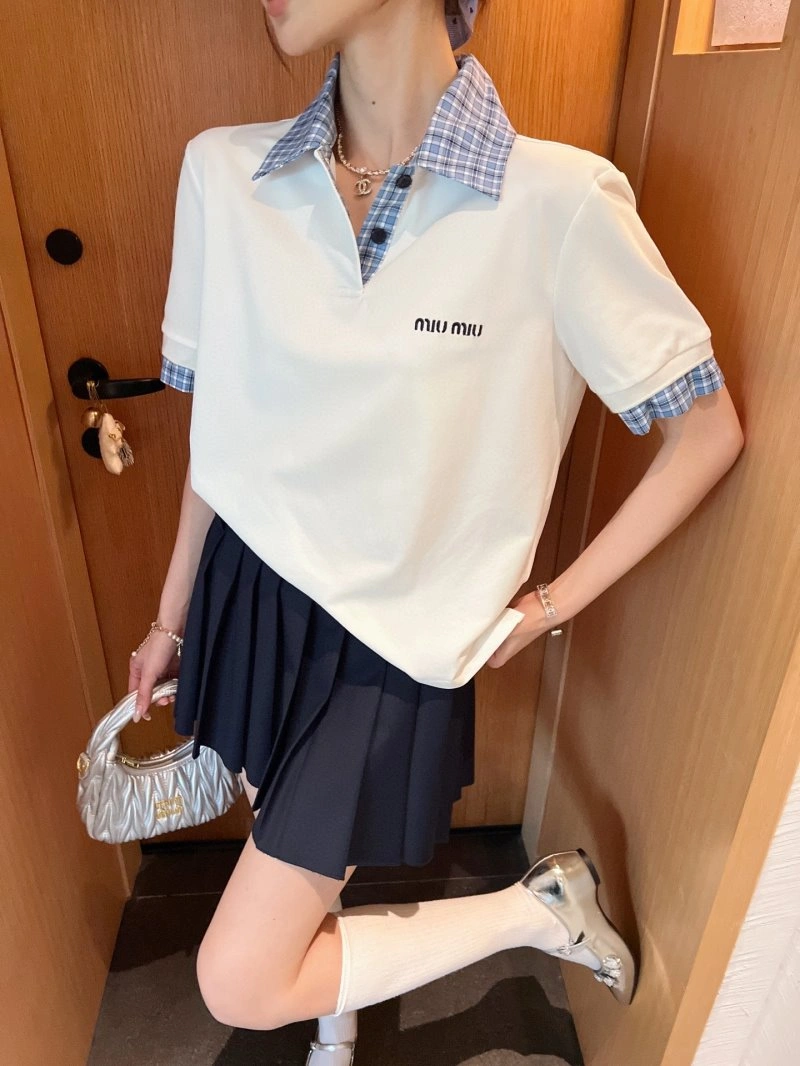Miu Miu T-Shirts MoistureWicking 154378