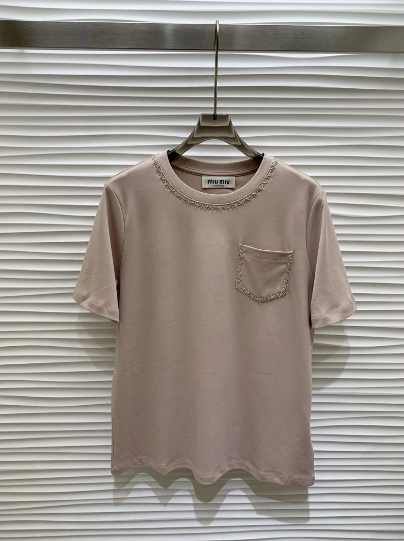 ComfortFit Miu Miu T-Shirts 154357
