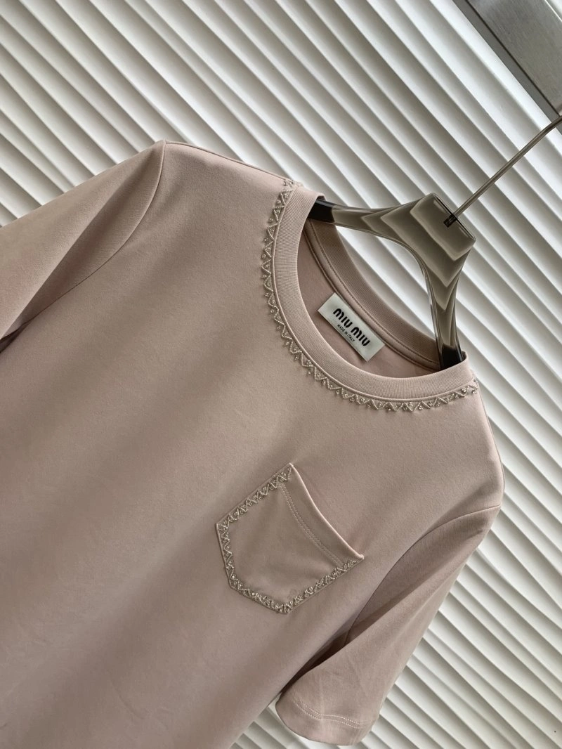 ComfortFit Miu Miu T-Shirts 154357