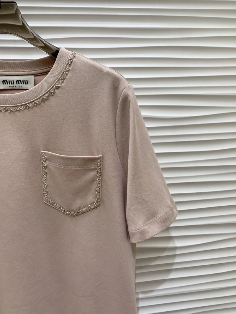 ComfortFit Miu Miu T-Shirts 154357