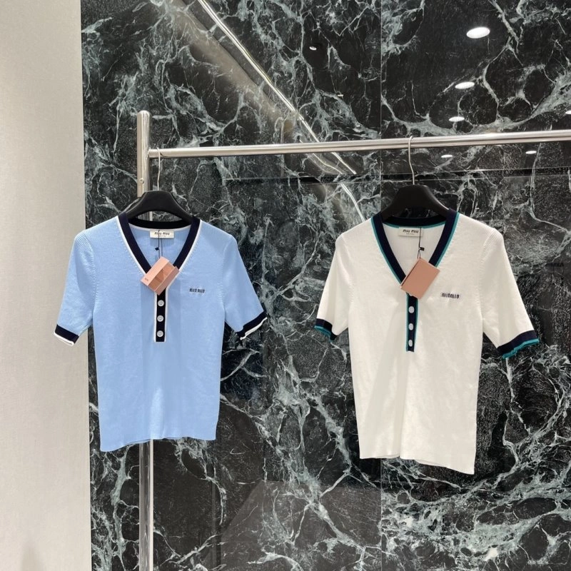 Miu Miu T-Shirts FlexibleFit 154355