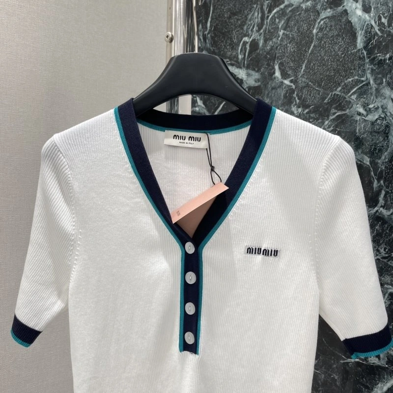 Miu Miu T-Shirts FlexibleFit 154355
