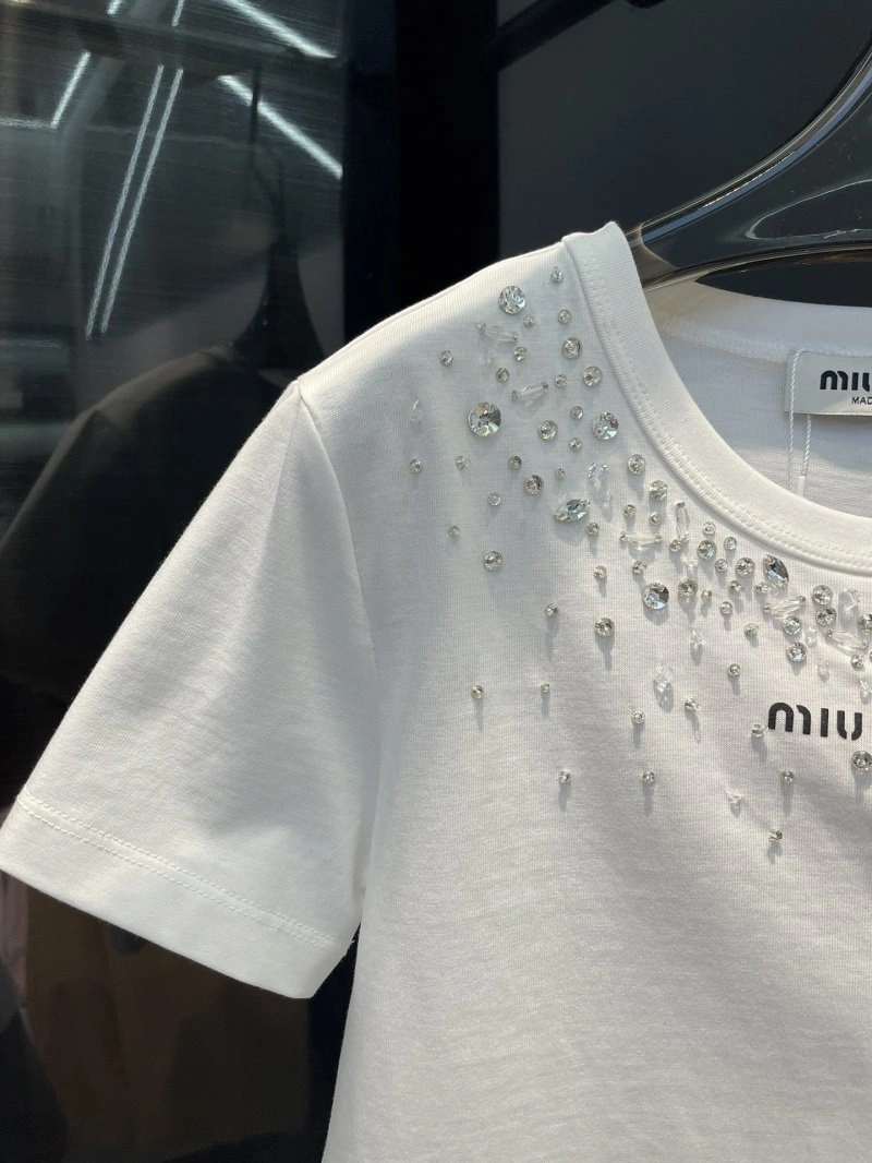 Miu Miu T-Shirts NewStyle 154346