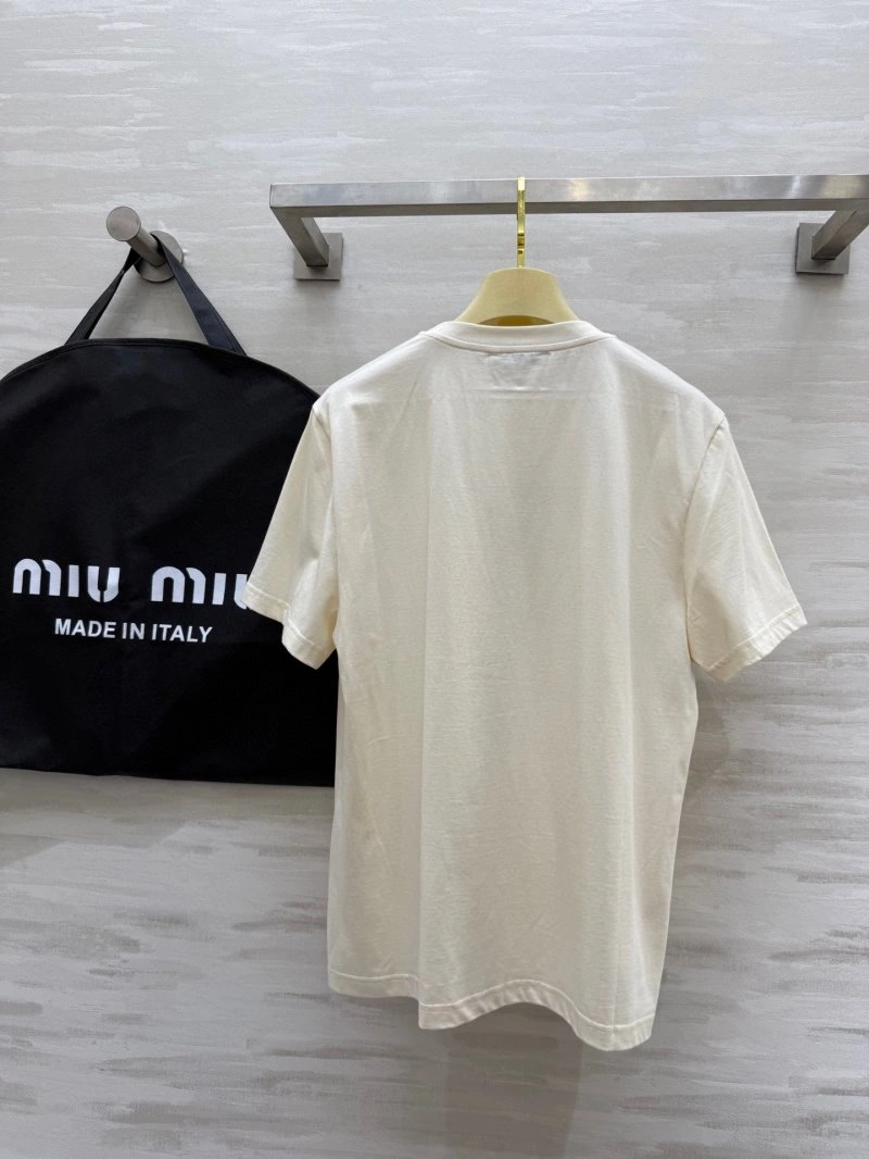 Miu Miu T-Shirts Comfortable 152999