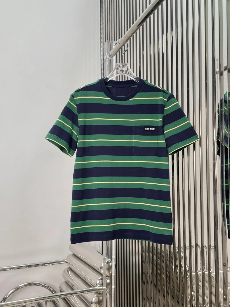 Miu Miu T-Shirts Stretchable 153008
