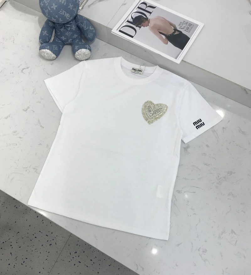Miu Miu T-Shirts QuickDry 152986