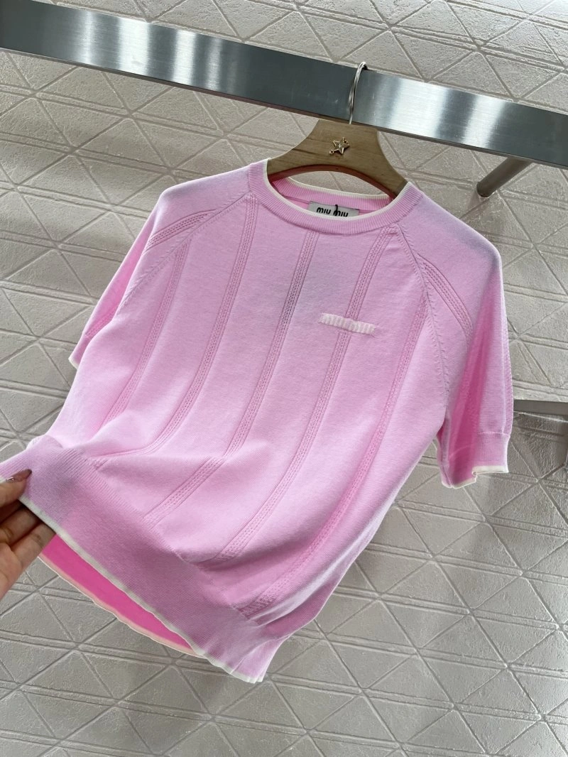 Miu Miu T-Shirts FlexibleFit 152983