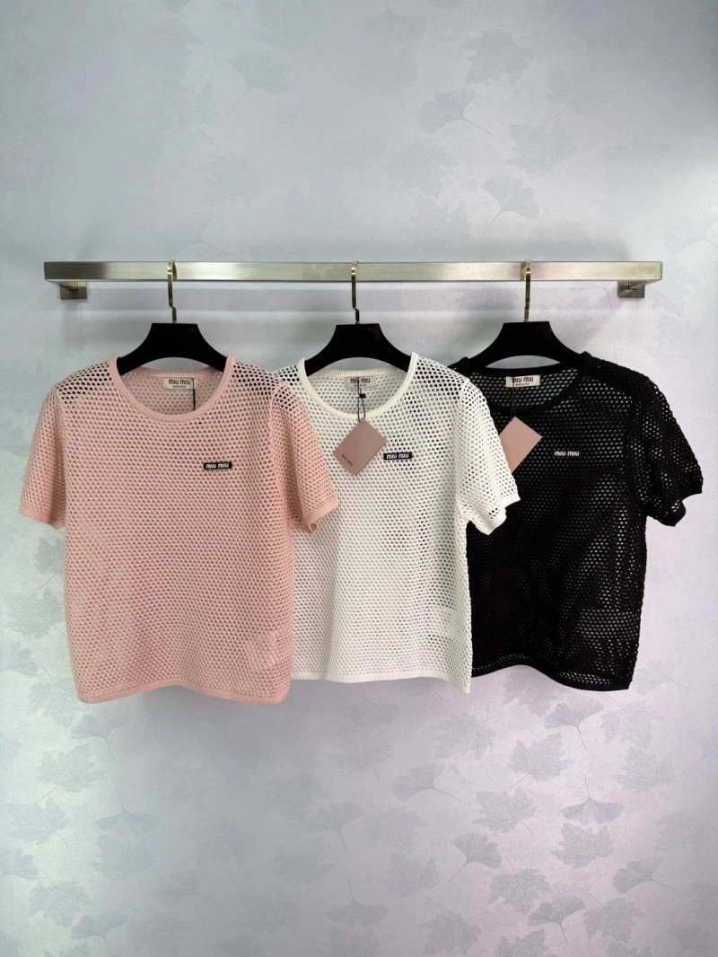 Miu Miu T-Shirts Bold 152973