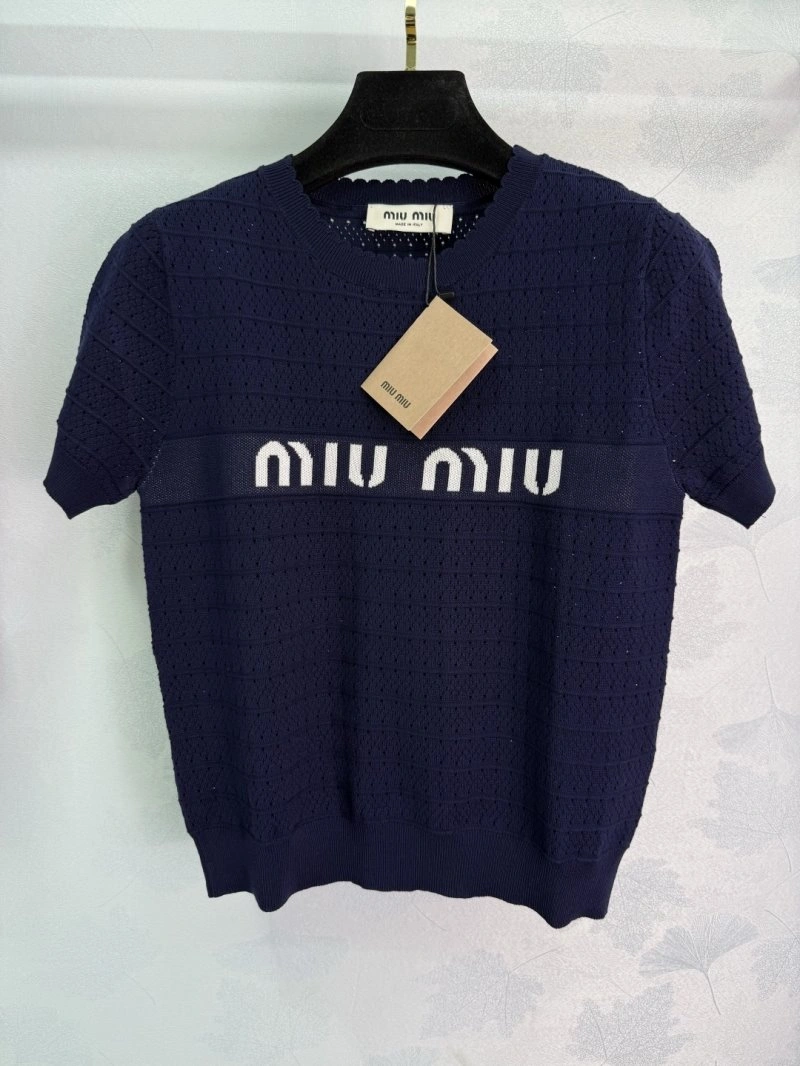 Miu Miu T-Shirts Efficient 152974