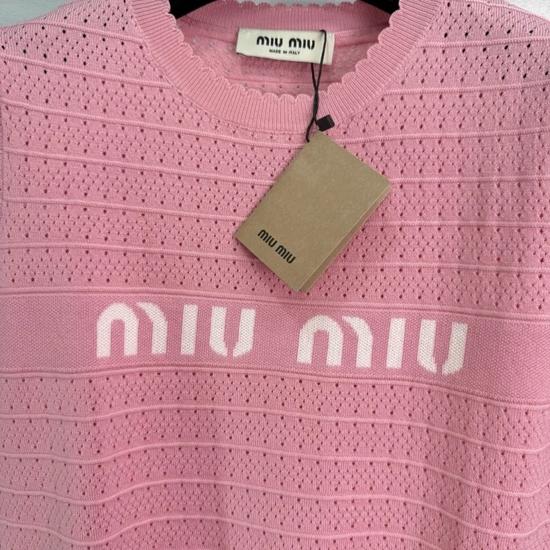 Miu Miu T-Shirts Efficient 152974