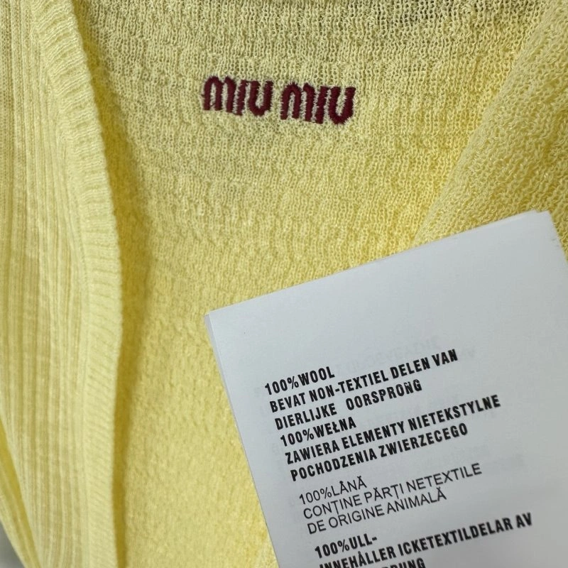 Breathable Miu Miu Vest 148326