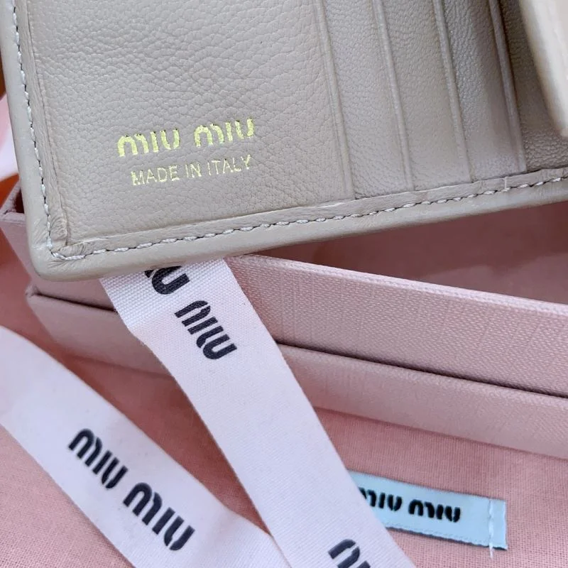 ZipUp Miu Miu Wallets Purse 43682