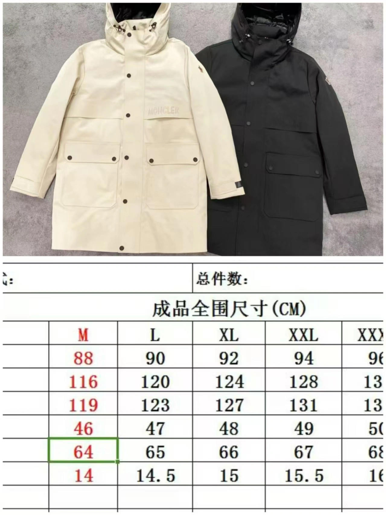 Upgraded Moncler Down Jackets 145901
