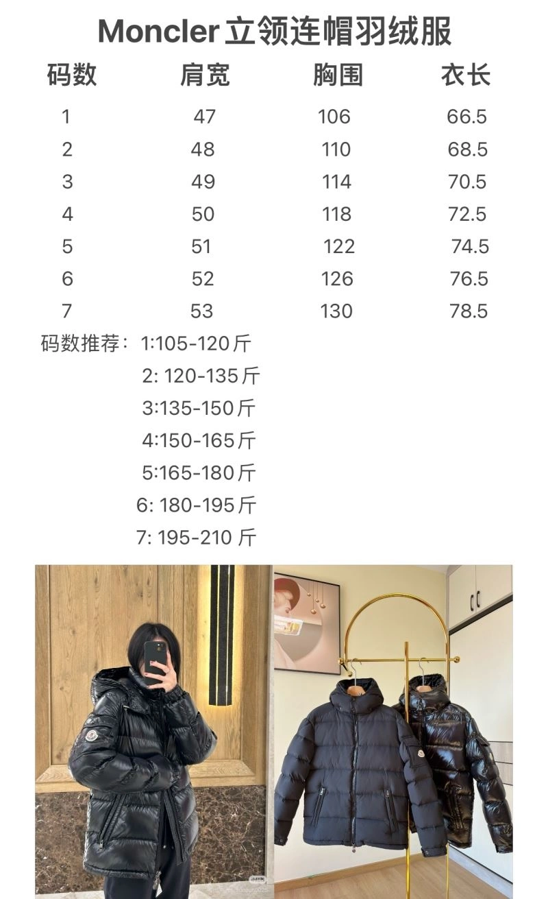Moncler Down Jackets Durable 145251