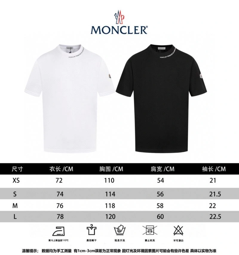 Moncler T-Shirts Unisex 142728