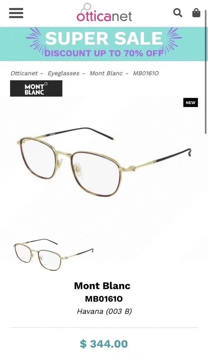 Breathable Montblanc Sunglasses 281764