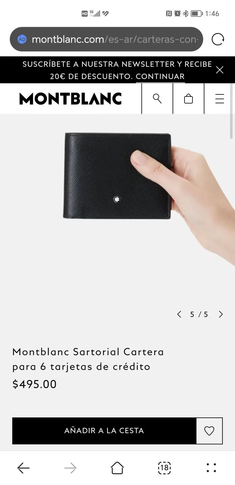 Montblanc Wallets Purse OdorResistant 38489