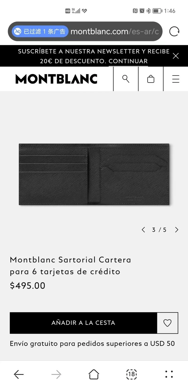 Montblanc Wallets Purse OdorResistant 38489
