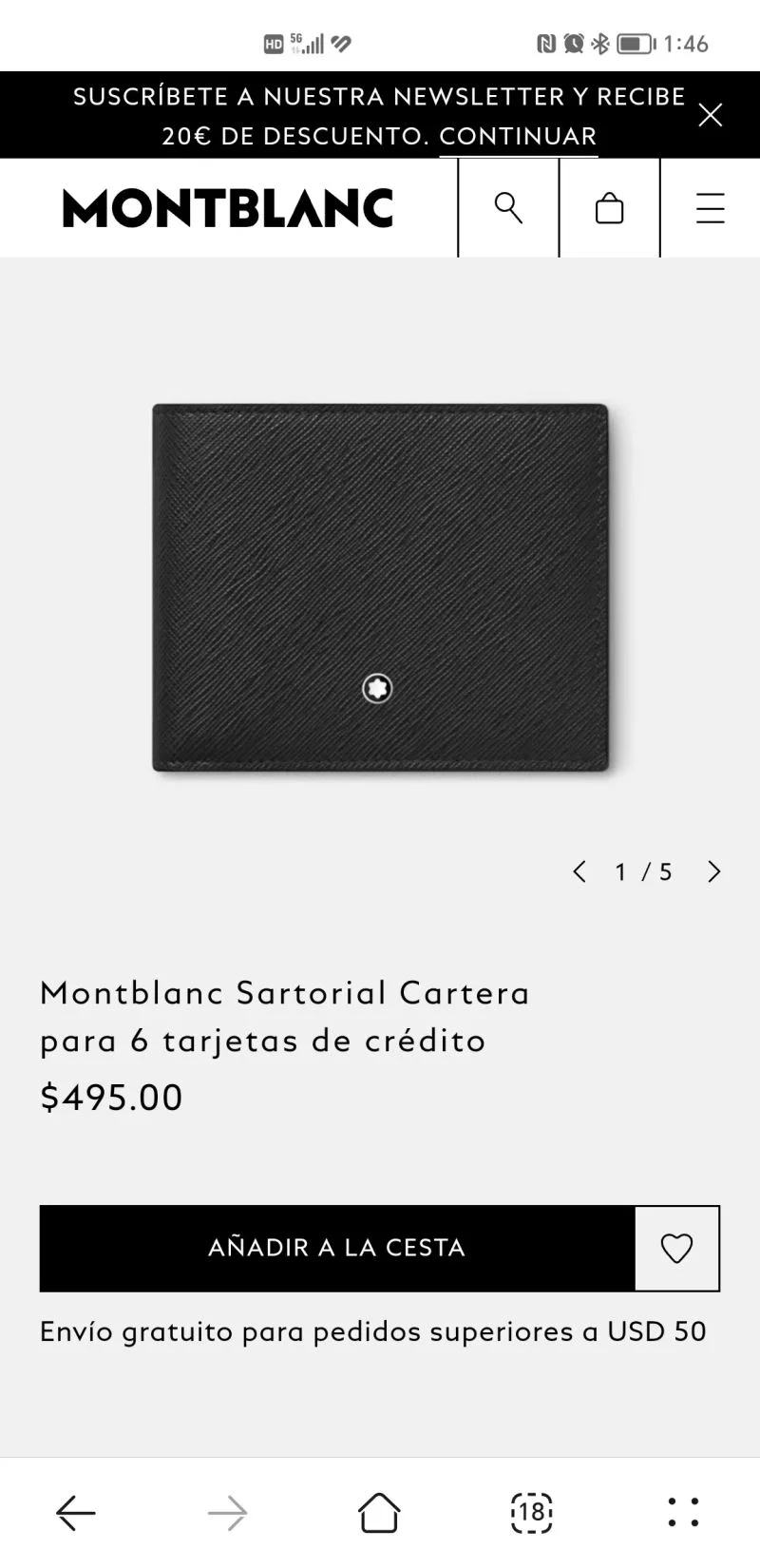 Montblanc Wallets Purse OdorResistant 38489