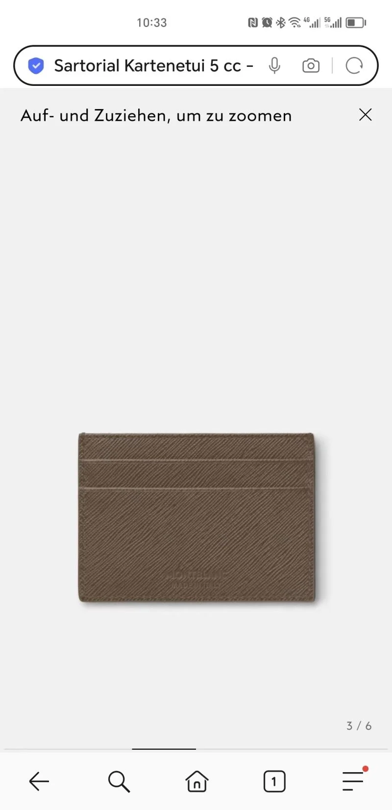 Montblanc Wallets Purse Effortless 38409