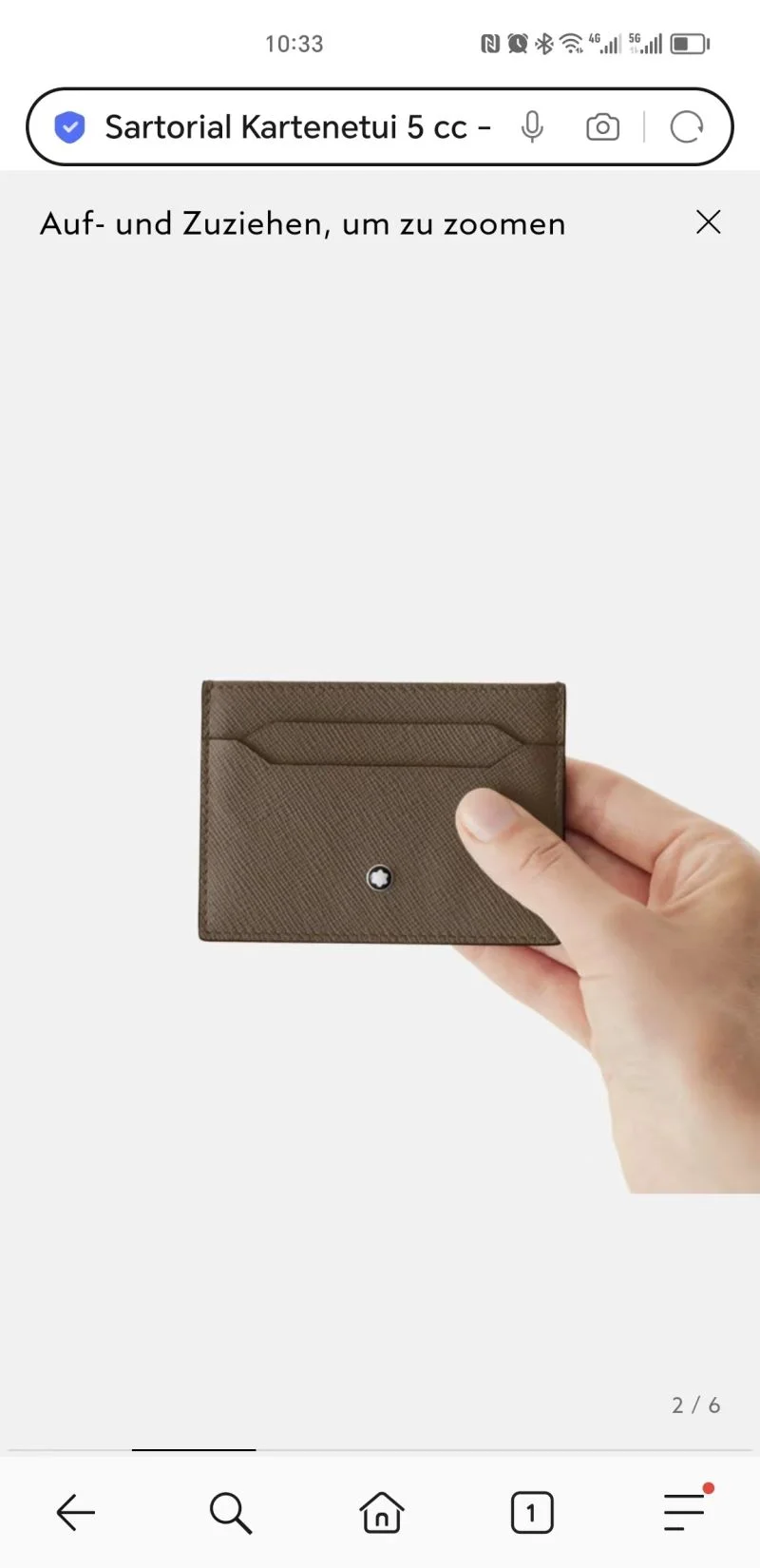 Montblanc Wallets Purse Effortless 38409