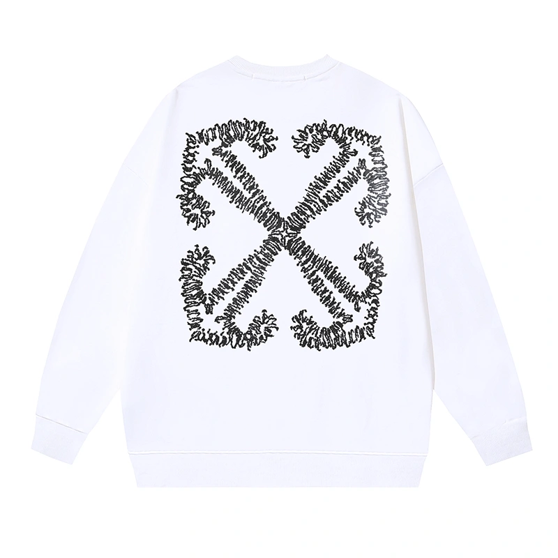 Vibrant Off White Hoodies 146805