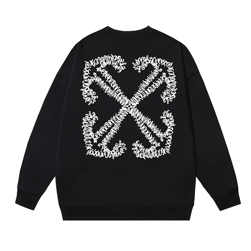 Vibrant Off White Hoodies 146805