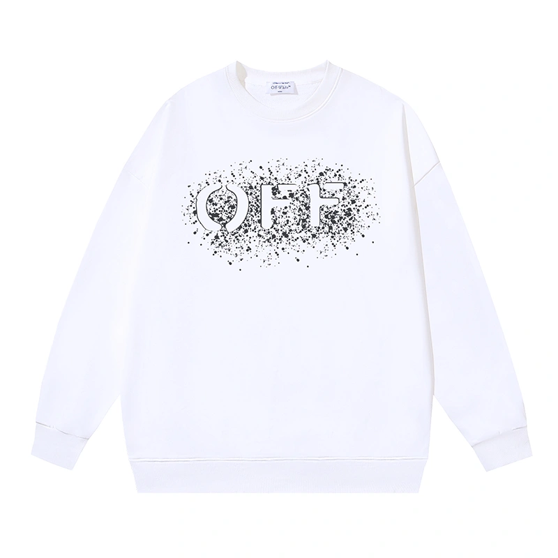 Vibrant Off White Hoodies 146805