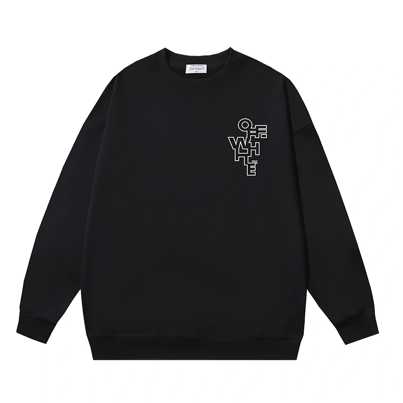 Vibrant Off White Hoodies 146805