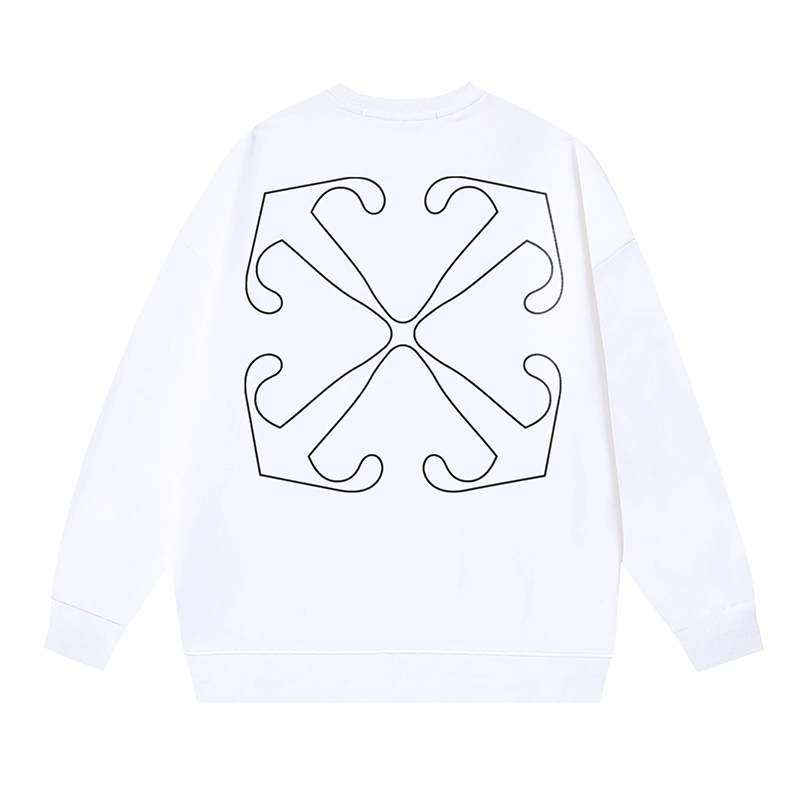 Vibrant Off White Hoodies 146805