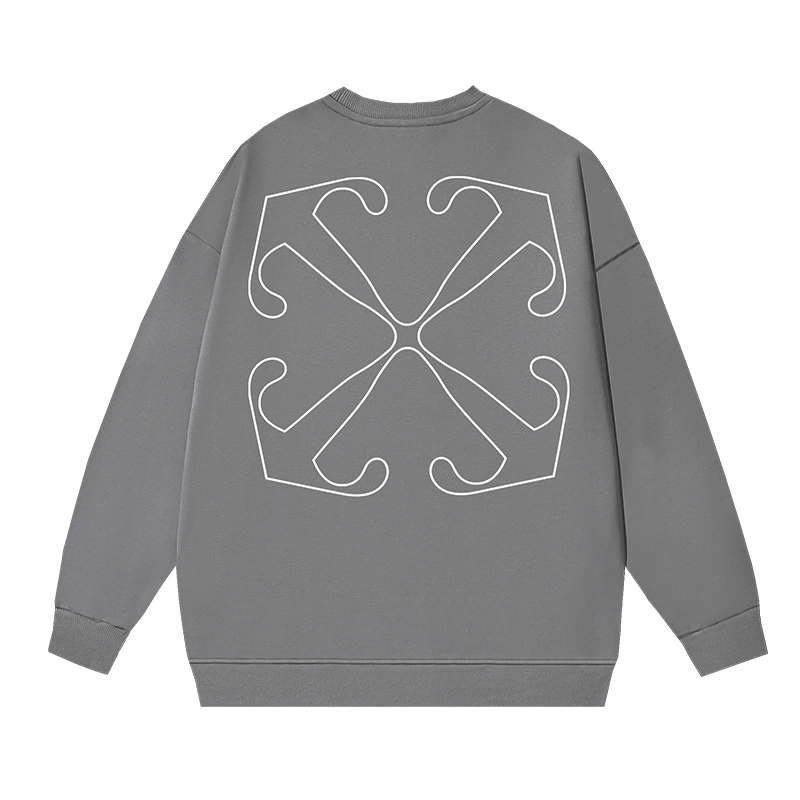 Vibrant Off White Hoodies 146805