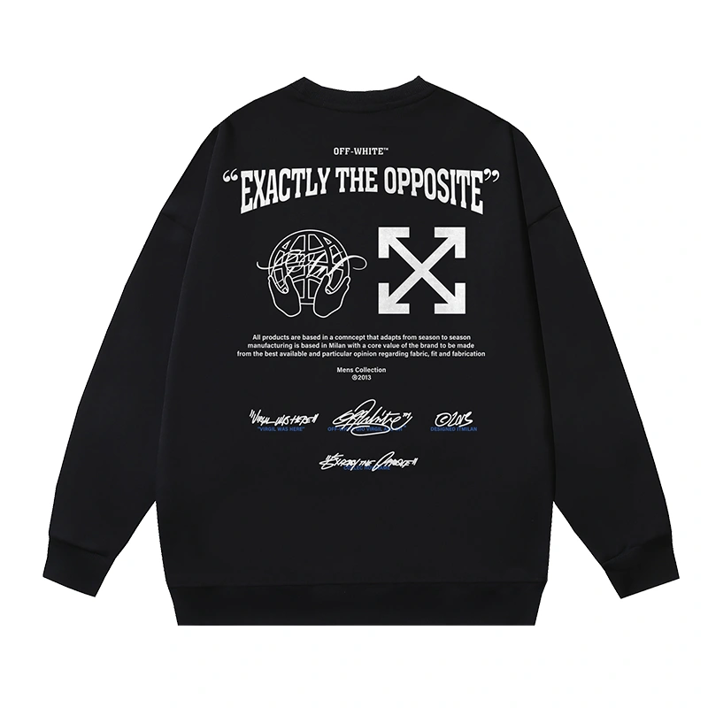 Vibrant Off White Hoodies 146805