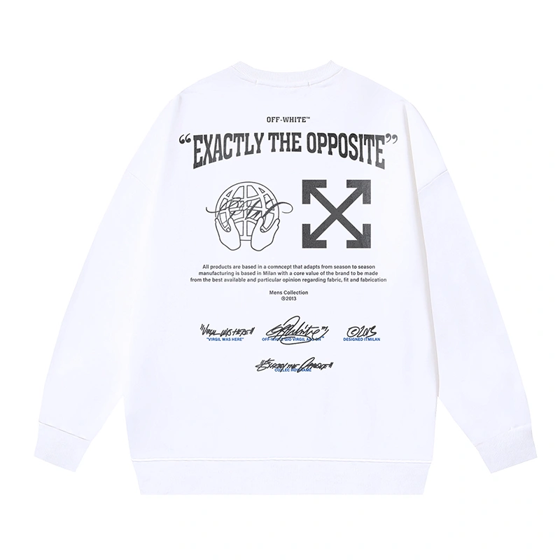 Vibrant Off White Hoodies 146805