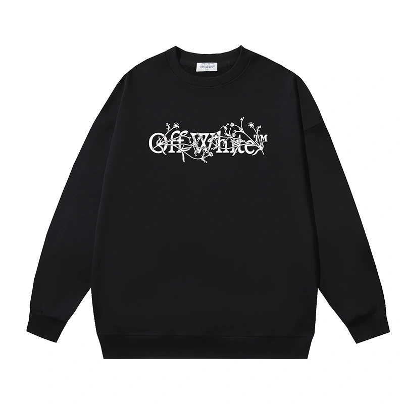 Vibrant Off White Hoodies 146805