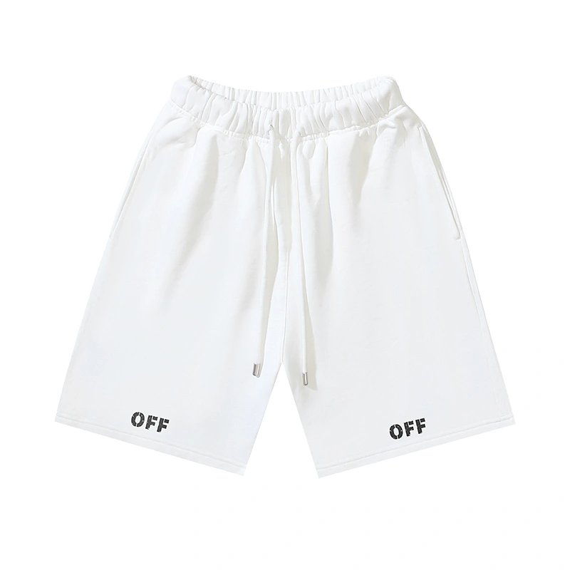 Durable Off White Short Pants 146807