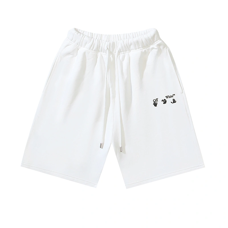 Durable Off White Short Pants 146807