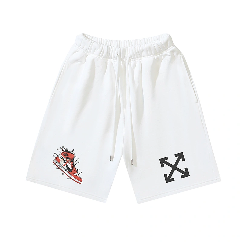 Durable Off White Short Pants 146807