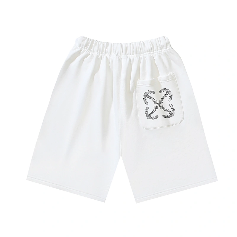 Durable Off White Short Pants 146807