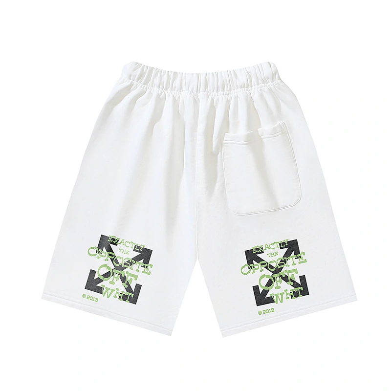 Durable Off White Short Pants 146807