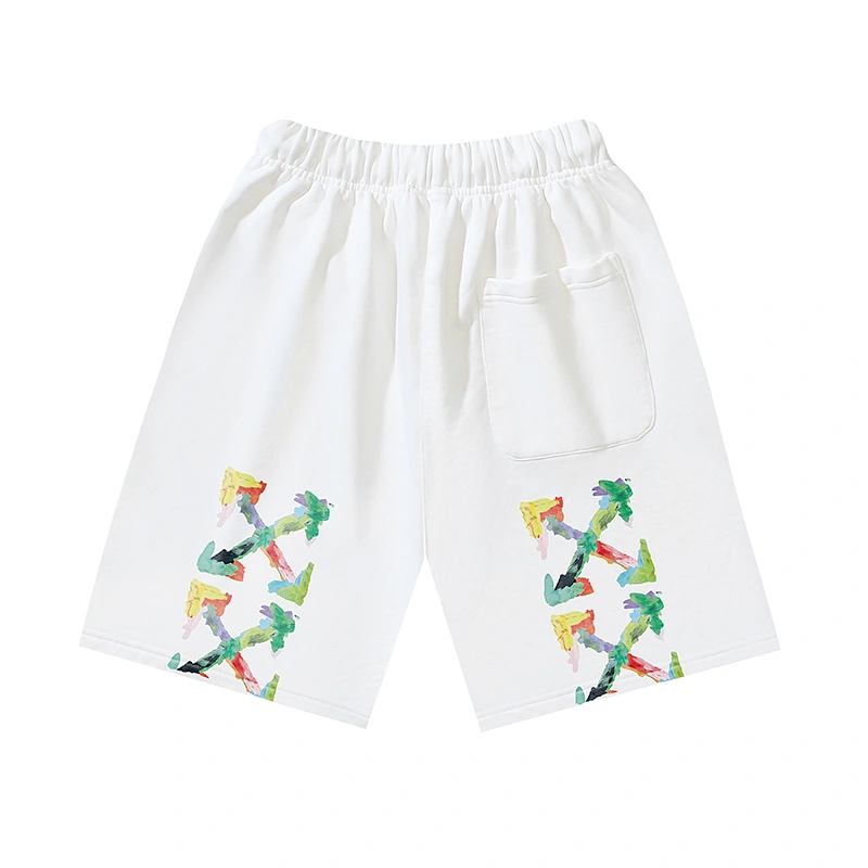 Durable Off White Short Pants 146807