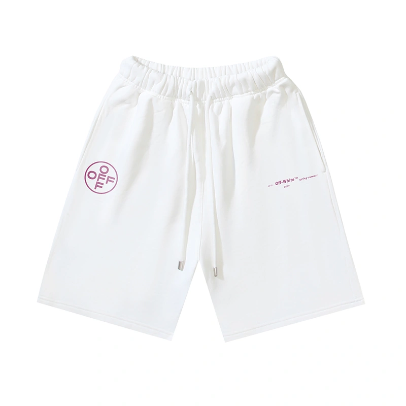Lightweight Off White Short Pants 146779