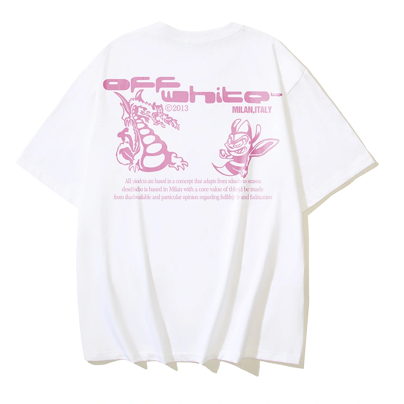 NewStyle Off White T-Shirts 146823