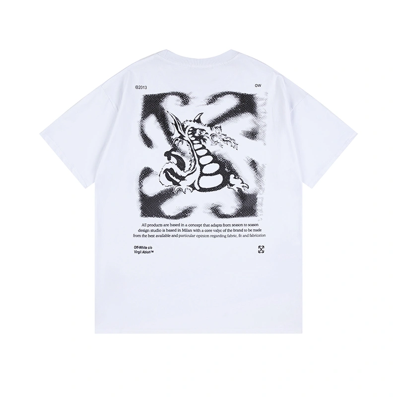 NewStyle Off White T-Shirts 146823