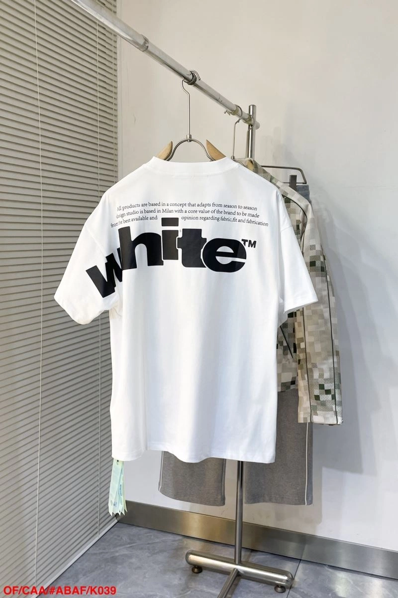 Off White T-Shirts Comfortable 146765