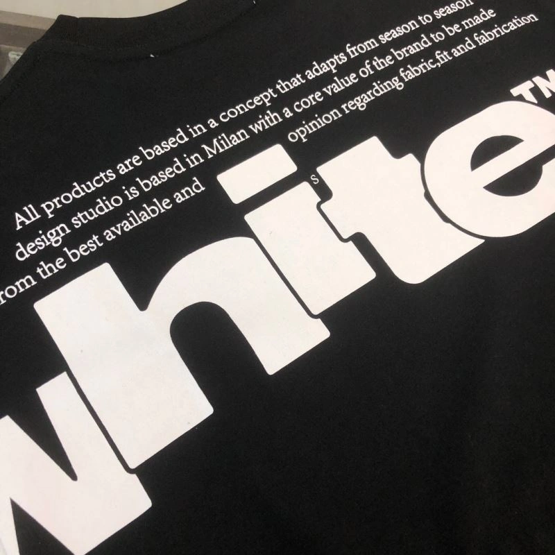 Off White T-Shirts ZipUp 146707