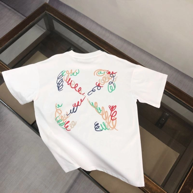 Off White T-Shirts Sleek 146741